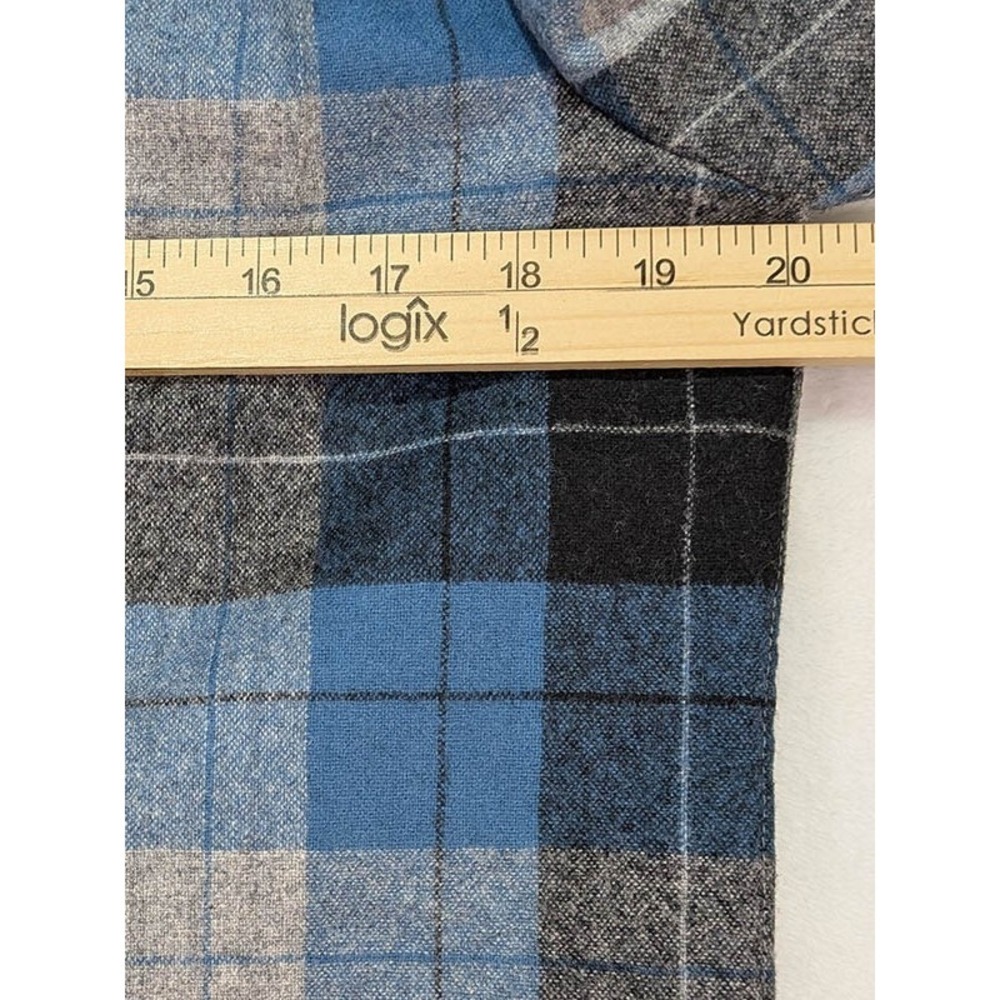 NEW Pendleton Wool Shacket Womens S Lumberjack Blue Coastal Preppy Utility Chore - Picture 6 of 11